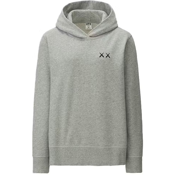 KAWS x Uniqlo x Sesame Street XX Hoodie, Size XS, US Womens, Gray, Preowned - Picture 1 of 12